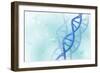 Conceptual Image of Dna-null-Framed Art Print