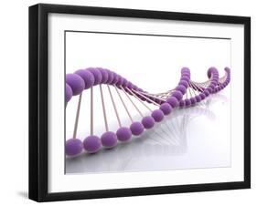 Conceptual Image of Dna-null-Framed Art Print