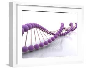 Conceptual Image of Dna-null-Framed Art Print