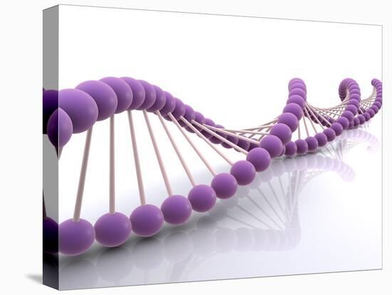 Conceptual Image of Dna-null-Stretched Canvas