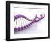 Conceptual Image of Dna-null-Framed Art Print