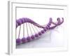 Conceptual Image of Dna-null-Framed Art Print