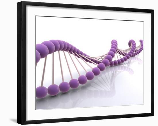 Conceptual Image of Dna-null-Framed Art Print