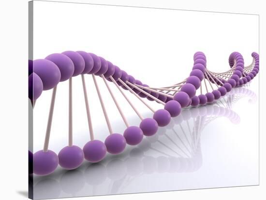 Conceptual Image of Dna-null-Stretched Canvas