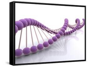 Conceptual Image of Dna-null-Framed Stretched Canvas