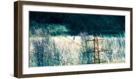 Conceptual Image of Electricity Pylon-Clive Nolan-Framed Photographic Print