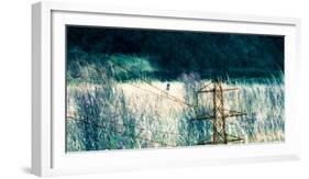 Conceptual Image of Electricity Pylon-Clive Nolan-Framed Photographic Print