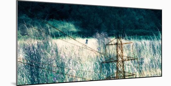 Conceptual Image of Electricity Pylon-Clive Nolan-Mounted Photographic Print