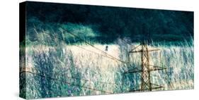 Conceptual Image of Electricity Pylon-Clive Nolan-Stretched Canvas