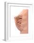 Conceptual Image of Female Breast Anatomy-null-Framed Art Print