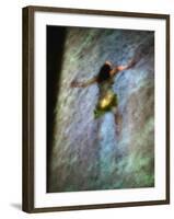 Conceptual Image of Figure in Water-Clive Nolan-Framed Photographic Print