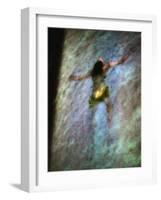 Conceptual Image of Figure in Water-Clive Nolan-Framed Photographic Print