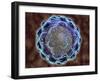 Conceptual Image of Hepatitis Virus-null-Framed Art Print