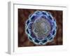 Conceptual Image of Hepatitis Virus-null-Framed Art Print