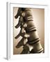 Conceptual Image of Human Backbone-null-Framed Art Print