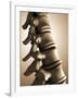 Conceptual Image of Human Backbone-null-Framed Art Print