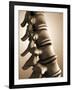 Conceptual Image of Human Backbone-null-Framed Art Print