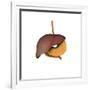 Conceptual Image of Human Digestive System-null-Framed Art Print