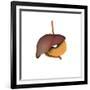 Conceptual Image of Human Digestive System-null-Framed Art Print