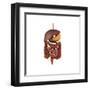 Conceptual Image of Human Digestive System-null-Framed Art Print