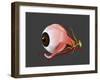 Conceptual Image of Human Eye Anatomy-null-Framed Art Print