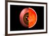 Conceptual Image of Human Eye Cross Section-null-Framed Art Print