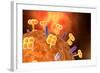 Conceptual Image of Influenza Causing Flu-null-Framed Art Print