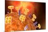 Conceptual Image of Influenza Causing Flu-null-Mounted Art Print