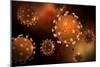 Conceptual Image of Influenza Causing Flu-null-Mounted Art Print