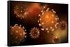 Conceptual Image of Influenza Causing Flu-null-Framed Stretched Canvas