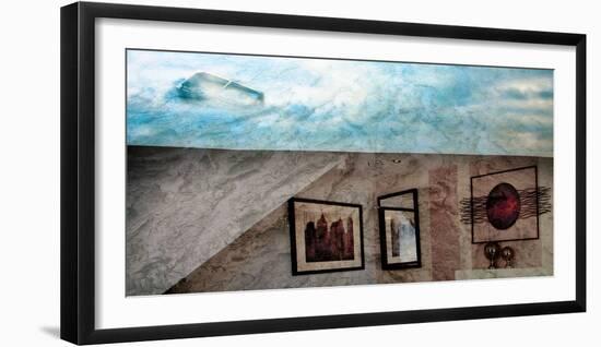 Conceptual Image of Interior with Photographs-Clive Nolan-Framed Photographic Print