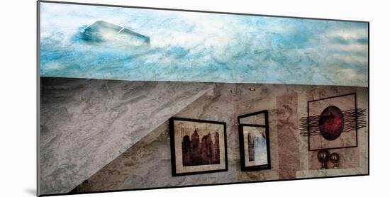 Conceptual Image of Interior with Photographs-Clive Nolan-Mounted Photographic Print