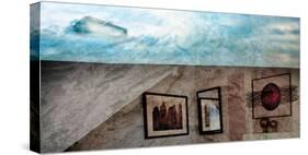 Conceptual Image of Interior with Photographs-Clive Nolan-Stretched Canvas