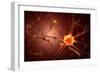 Conceptual Image of Neuron-null-Framed Premium Giclee Print