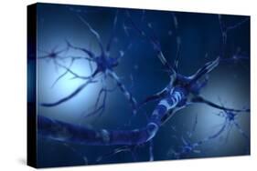 Conceptual Image of Neuron-null-Stretched Canvas