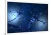 Conceptual Image of Neuron-null-Framed Art Print