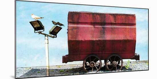 Conceptual Image of Old Railway Truck-Clive Nolan-Mounted Photographic Print