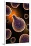 Conceptual Image of Plasmodium Causing Malaria-null-Framed Art Print