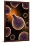 Conceptual Image of Plasmodium Causing Malaria-null-Framed Art Print