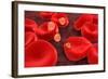 Conceptual Image of Plasmodium-null-Framed Art Print