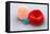 Conceptual Image of Platelet, Red Blood Cell and White Blood Cell-null-Framed Stretched Canvas