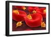 Conceptual Image of Platelets with Red Blood Cells-null-Framed Art Print