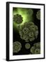 Conceptual Image of Polyomavirus-null-Framed Art Print