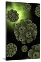 Conceptual Image of Polyomavirus-null-Stretched Canvas