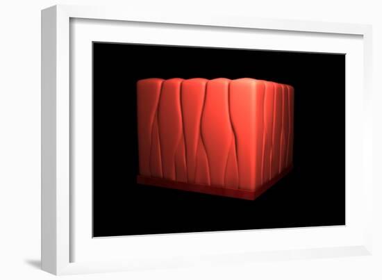 Conceptual Image of Pseudostratified Columnar Epithelium-null-Framed Art Print