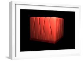 Conceptual Image of Pseudostratified Columnar Epithelium-null-Framed Art Print