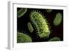 Conceptual Image of Rabies Virus-null-Framed Art Print