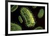 Conceptual Image of Rabies Virus-null-Framed Art Print