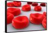 Conceptual Image of Red Blood Cells-null-Framed Stretched Canvas