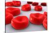 Conceptual Image of Red Blood Cells-null-Stretched Canvas